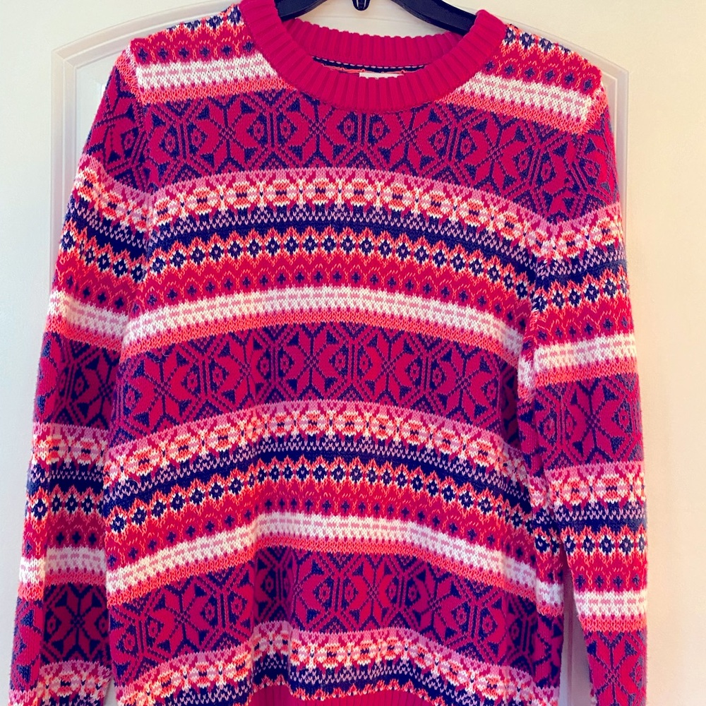 Pink JCrew Sweater